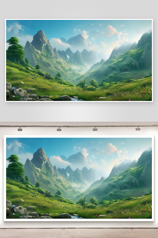 青山不语自有万千气象-众图网