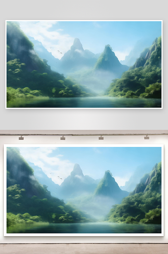 青山不语自有万千气象图片-众图网