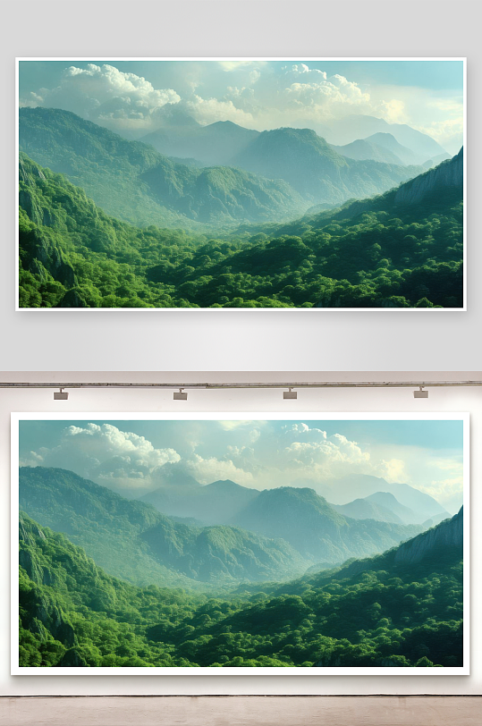 青山不语自有力量存在-众图网