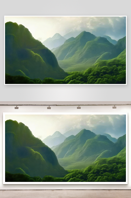 青山不语自有力量存在图片-众图网