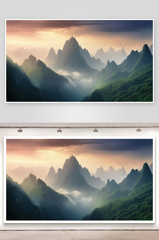 青山不语自有山河气魄图片-众图网