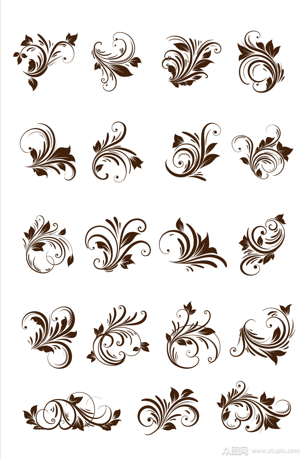 精美花纹欧式装饰高档花纹素材