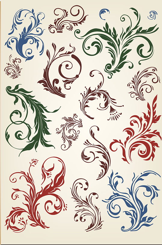 古典花纹精美花纹