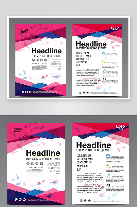 宣传单折页矢量创意设计素材-众图网