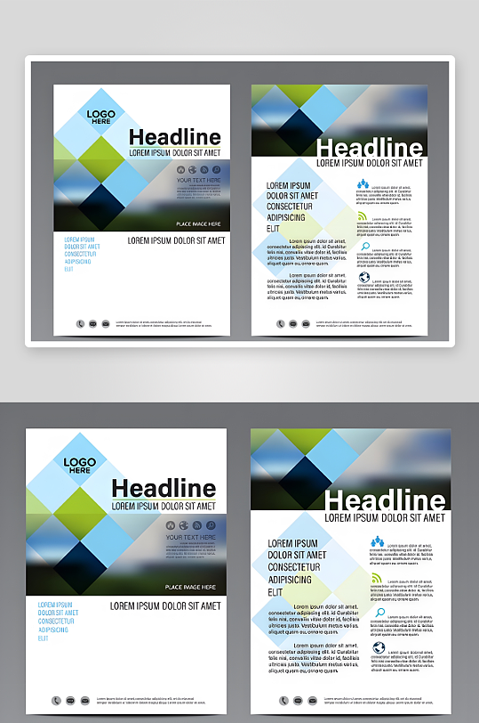 宣传单折页矢量创意设计素材-众图网