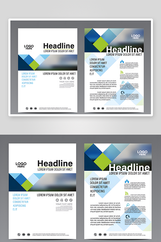 宣传单折页矢量创意设计素材-众图网