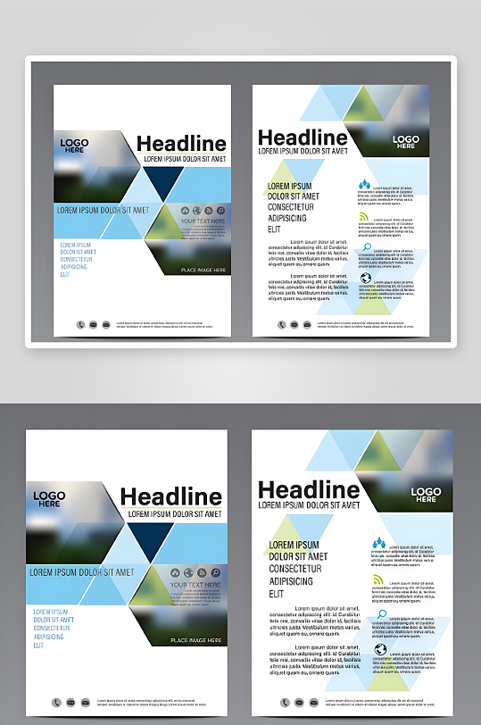 宣传单折页矢量创意设计素材-众图网