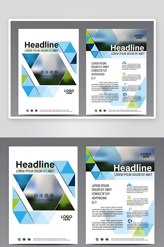 宣传单折页矢量创意设计素材-众图网