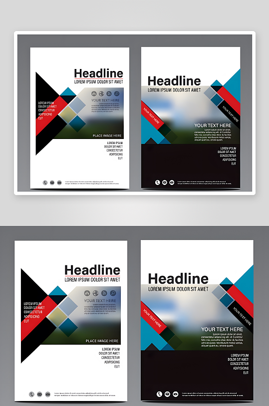 宣传单折页矢量创意设计素材-众图网