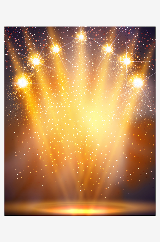 灯光矢量创意设计素材-众图网