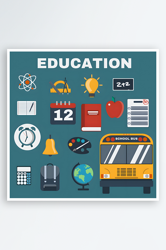 教育素材教育设计-众图网