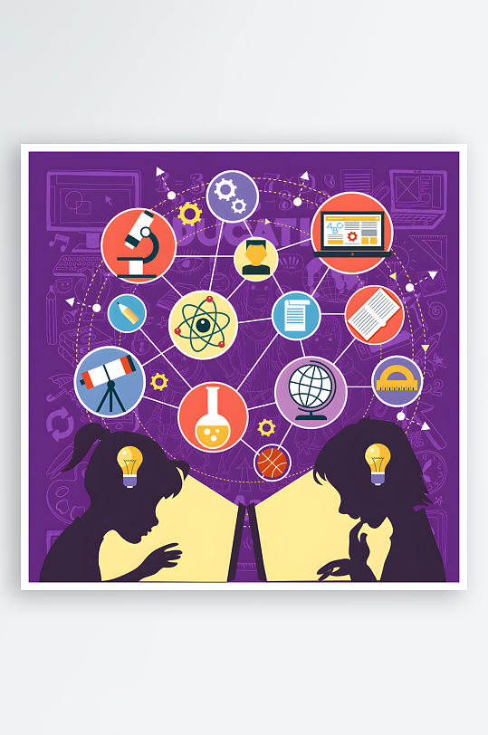 教育设计素材科学教育-众图网