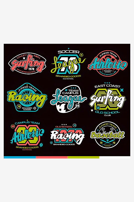 欧美风格标志图标素材-众图网