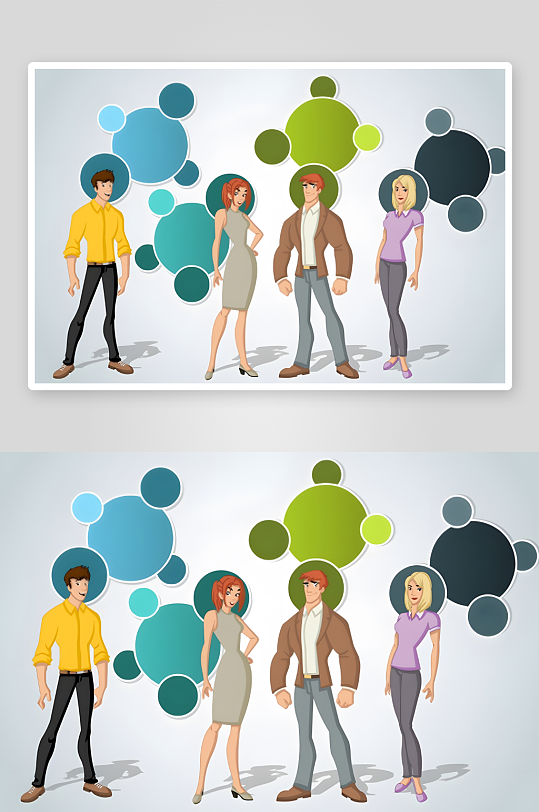 公司企业传单宣传页-众图网