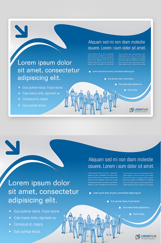 企业公司传单宣传页-众图网