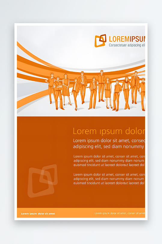 企业公司传单宣传页-众图网