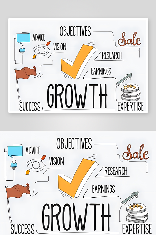 欧美手绘插画矢量创意设计素材-众图网