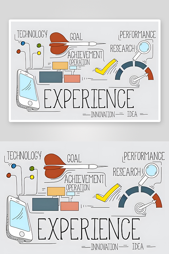 欧美手绘插画矢量创意设计素材-众图网