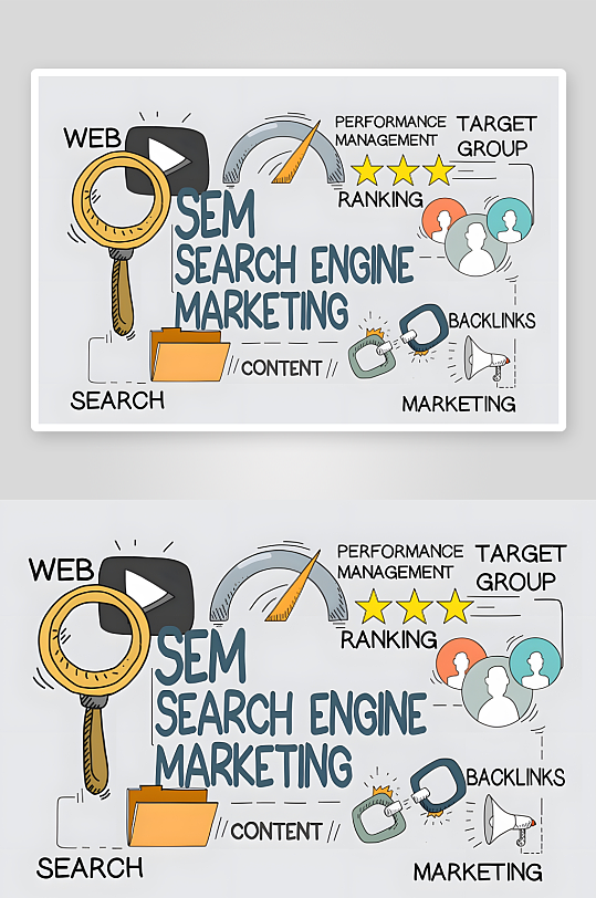 欧美手绘插画矢量创意设计素材-众图网