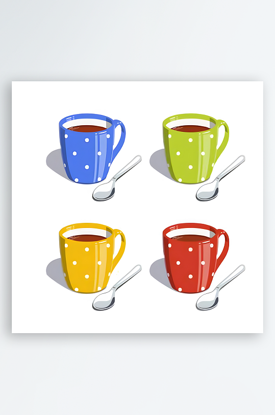 咖啡杯矢量创意设计素材-众图网