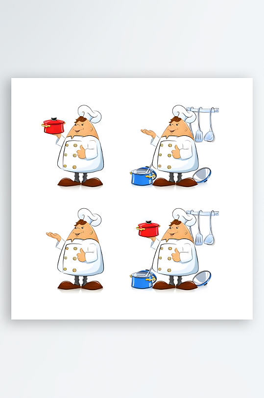厨师矢量创意设计素材-众图网