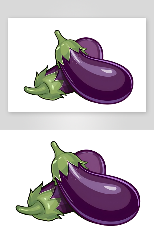 茄子矢量创意设计素材-众图网