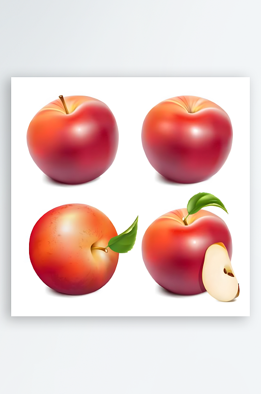 苹果矢量创意设计素材-众图网