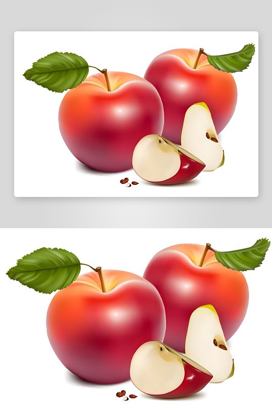 苹果矢量创意设计素材-众图网
