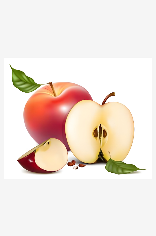 苹果矢量创意设计素材-众图网