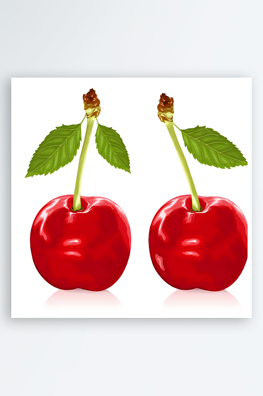 樱桃矢量创意设计素材-众图网