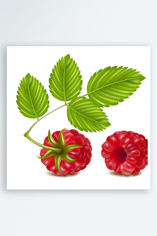 草莓矢量创意设计素材-众图网