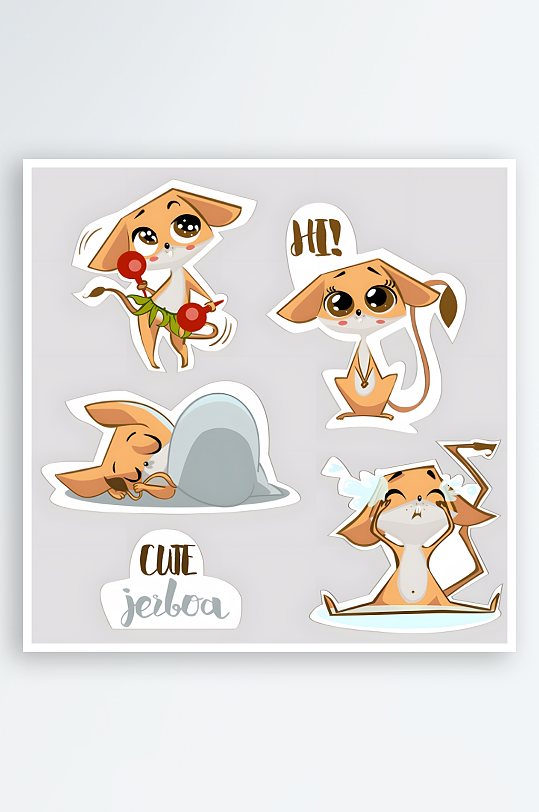 小狗矢量创意设计素材-众图网