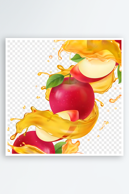 苹果矢量创意设计素材-众图网