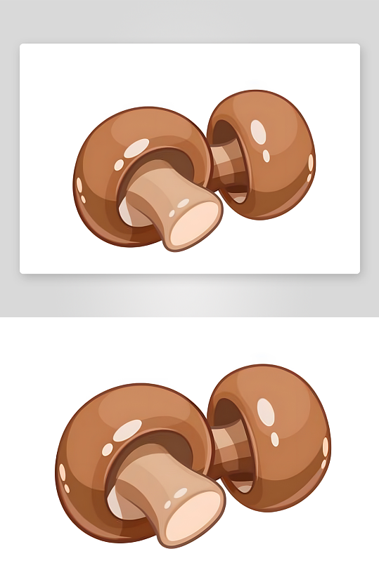 蘑菇矢量创意设计素材-众图网