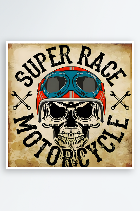 哥特摇滚骷髅矢量创意设计素材-众图网