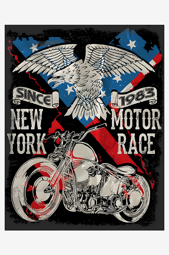 哥特摇滚骷髅矢量创意设计素材-众图网