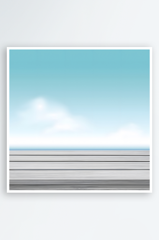 海边天空矢量创意设计素材-众图网