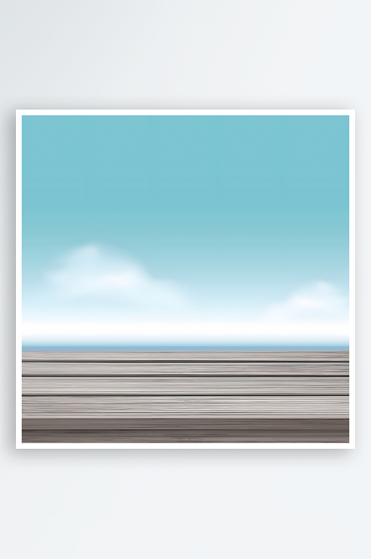 海边天空矢量创意设计素材-众图网