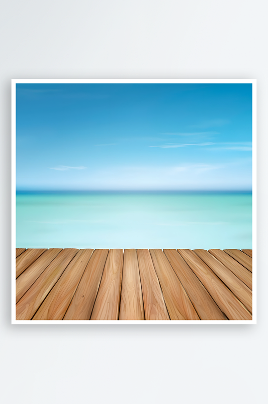 海边天空矢量创意设计素材-众图网