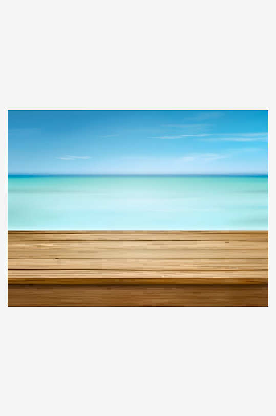 海边岸边海岸地板矢量创意设计素材-众图网