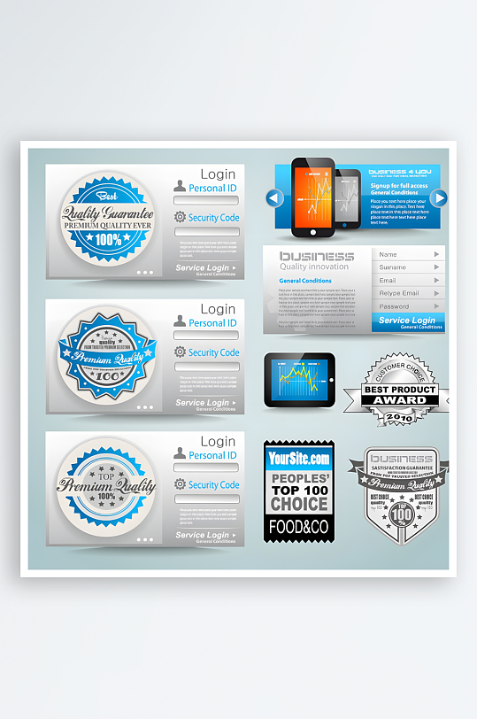 网站按钮网页按钮-众图网