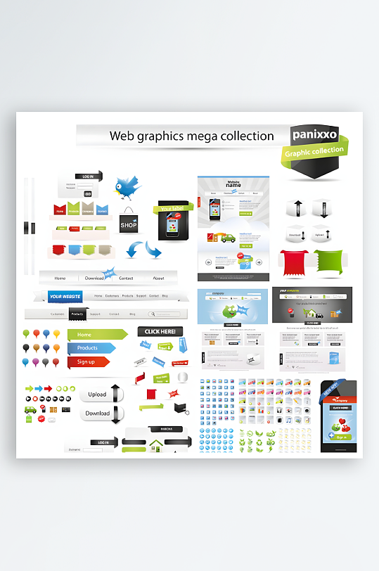 网页按钮网站按钮-众图网