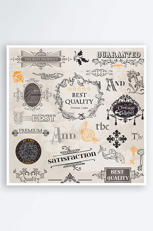 欧美图标线条图标标志-众图网