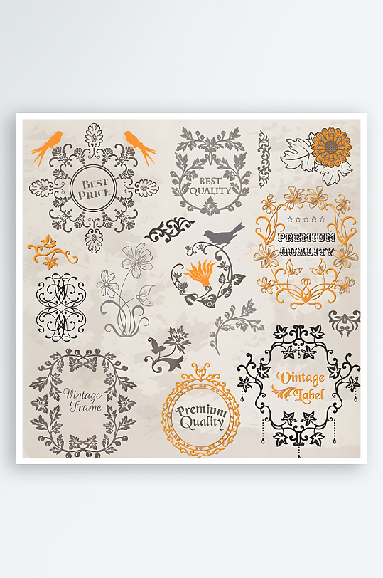 欧美图标线条图标标志-众图网