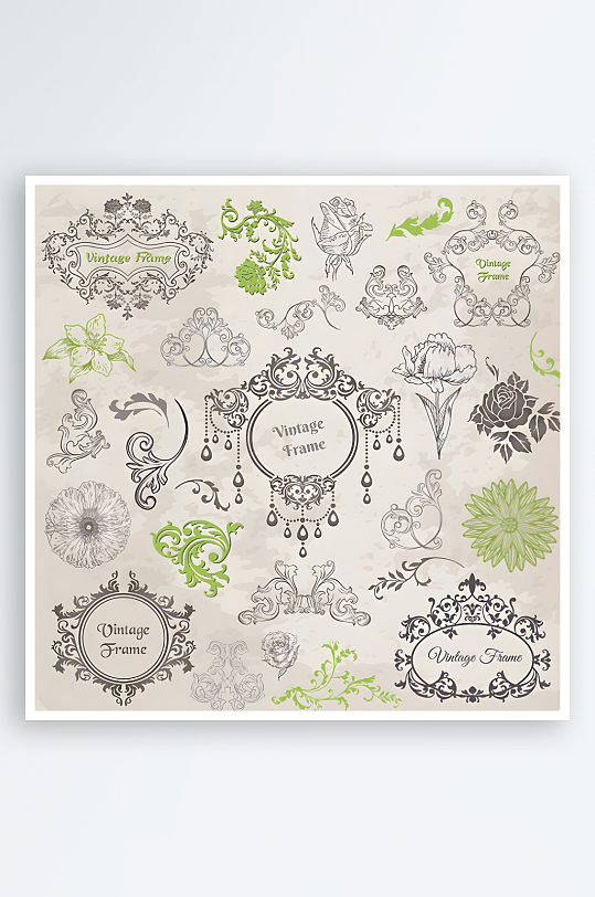 花纹图标花纹标志-众图网