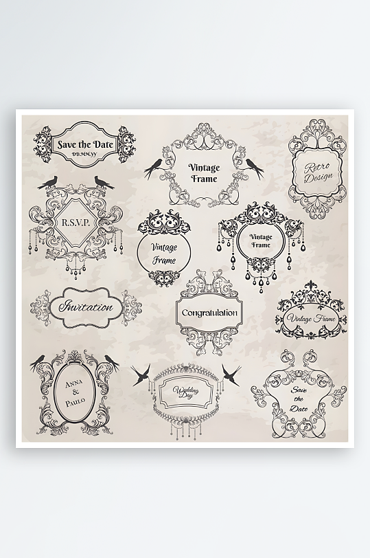 花纹图标花纹标志-众图网