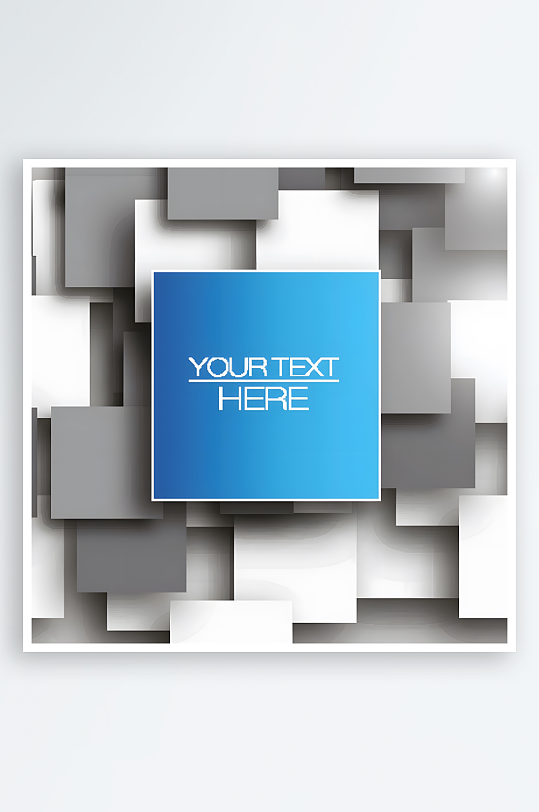 几何图形背景方块背景素材-众图网