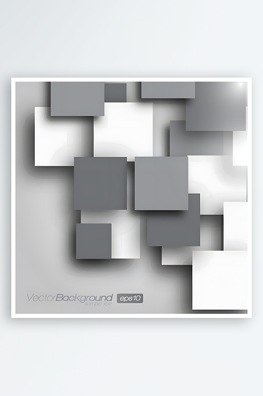 几何图形背景方块背景素材-众图网