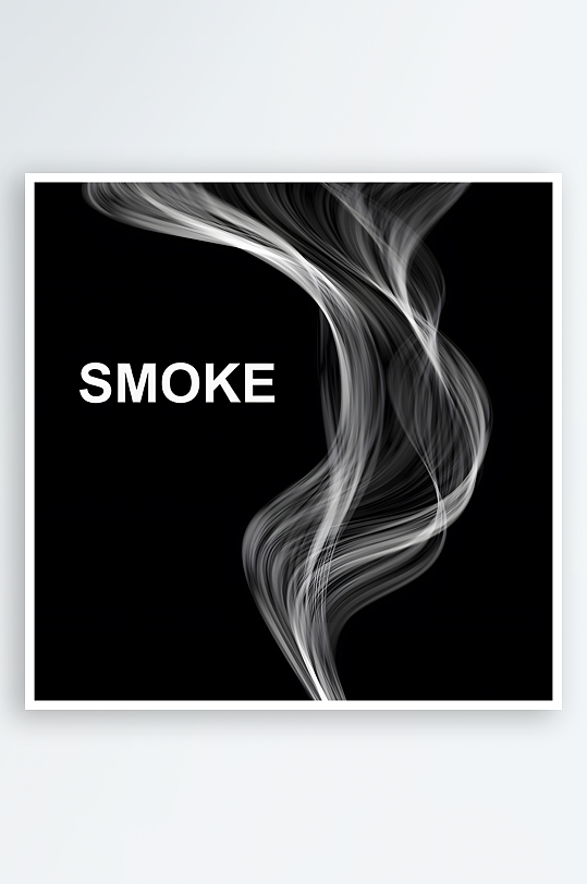 烟雾风格香烟烟雾弥漫-众图网