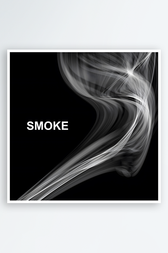 烟雾风格香烟烟雾弥漫-众图网